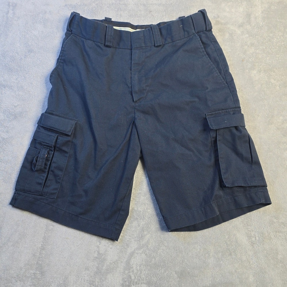 Galls Tactical Cargo Shorts Men's 33 Navy Blue Utility Workwear Gorpcore Outdoor